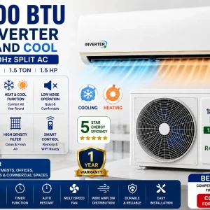 18000 BTU T1 Inverter Heat And Cool 220V 50Hz Hot And Cold 1.5 Ton Ac