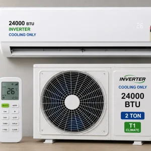 24000 BTU T1 Inverter Cooling Only 220V 50Hz 2 Ton 5 Star Split Air Conditioner