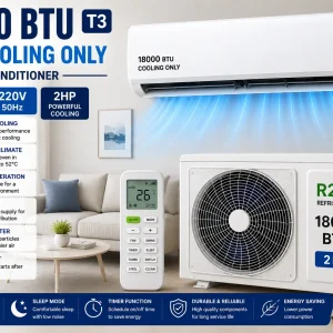 18000 BTU T3 R22 Cooling Only 220V 50Hz 2hp Air Conditioner