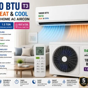 18000 BTU T3 R410 Heat And Cool 220V 50Hz Home Ac Aircon
