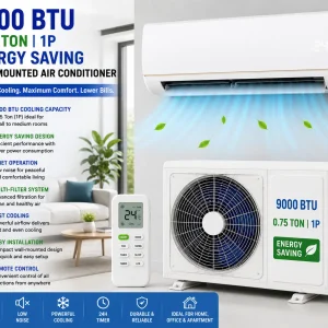 9000Btu 0.75Ton 1P Energy Saving Wall Mounted Air Conditioner