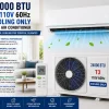 24000 BTU T3 110V 60Hz Cooling Only AC Split Air Conditioner
