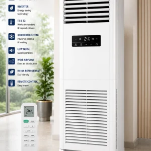 36000 BTU T1 T3 Heat And Cool Inverter Floor Standing Air Conditioner Unit