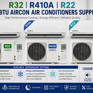 R32 R410 R22 12000BTU Aircon Air Conditioners Supplier