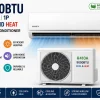 9000Btu 0.75Ton 1P Cool And Heat Split Air Conditioner