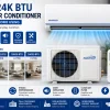 9K ~ 24K BTU 220V 50Hz Home Using Split AC Air Conditioner