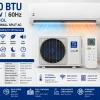 24000 BTU T3 110V 60Hz Heat And Cool WIFI Control Wall Ac Split