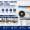 9000BTU 12000BTU 18000BTU 24000BTU Heat And Cool Inverter Split Air Conditioners