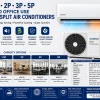 1P 1.5P 2P 3P 5P Home And Office Use Inverter Air Conditioners Split AC