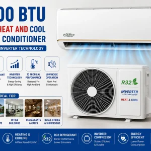 24000 BTU T3 R32 Heat And Cool 220V 50Hz Room Ac Air Conditioner Split