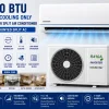 12000 BTU T1 T3 Cooling Only R410A Inverter AC Unit Split Air Conditioner