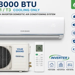 18000 BTU T1 T3 Cooling Only R410A Inverter Domestic Air Conditioning System