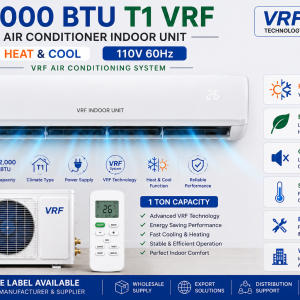 12000 BTU T1 110V 60Hz Heat And Cool VRF Air Conditioning Indoor Air Conditioner