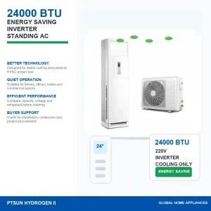 24000 BTU T1 Inverter Cooling Only 220V 50Hz Stand Up Ac Unit