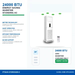 24000 BTU T1 Inverter Cooling Only 220V 50Hz Stand Up Ac Unit