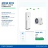 24000 BTU T3 110V 60Hz Heat And Cool R22 Floor Standing Ac 2 Ton