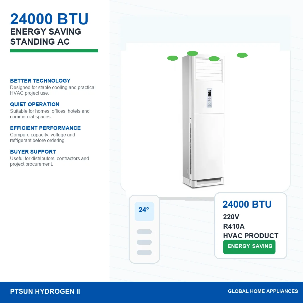 24000 BTU T3 R410A 220V 50Hz 2 Ton Floor Standing Ac