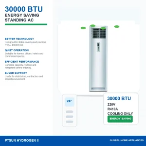 30000 BTU T1 T3 R410A Cooling Only 220V 50Hz Standing Room Air Conditioner