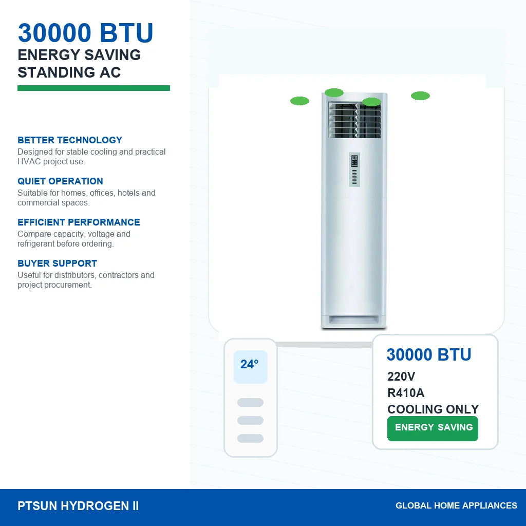 30000 BTU T1 T3 R410A Cooling Only 220V 50Hz Standing Room Air Conditioner
