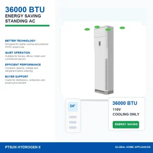 36000 BTU T1 110V 60Hz Cooling Only Floor Standing Air Conditioning Unit