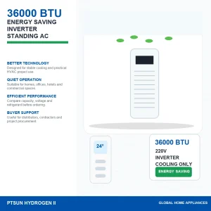 36000 BTU T1 T3 Inverter Cooling Only 220V 50Hz Stand Up Room Air Conditioner