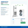 48000 BTU T1 T3 R410A Cooling Only 220V 50Hz Standac