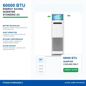 60000 BTU T1 T3 Cooling Only Inverter Floor Standing AC Unit Price Air Conditioner