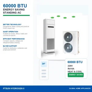60000 BTU T1 T3 R410A Heat And Cool 220V 50Hz Amazon Standing Air Conditioner