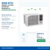 8000 BTU T1 T3 R32 Inverter Cooling Only AC Window Air Conditioner