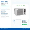9000 BTU T1 T3 R410 Inverter Heat And Cool 0.75 Ton Window Ac Unit with Heat