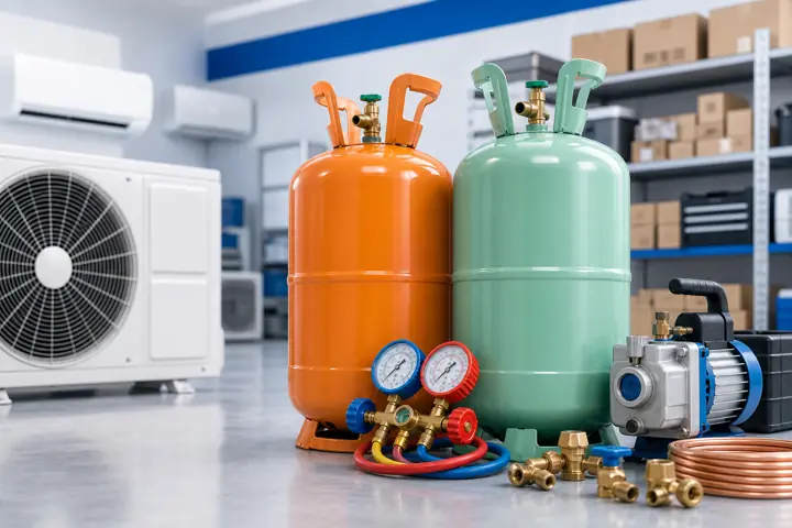 Wholesale refrigerant gas for HVAC service and distributor buyers