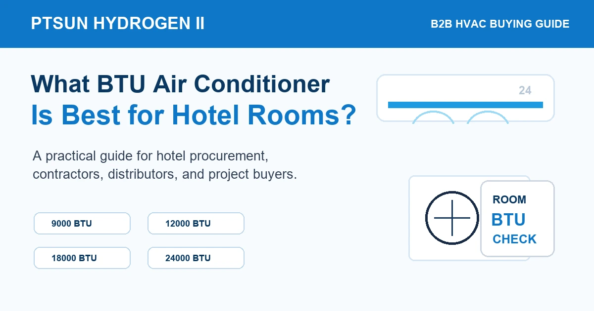What BTU Air Conditioner Is Best for Hotel Rooms? 5 Buying Tips