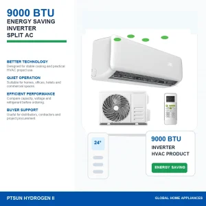 Inverter 9000btu Home Using Cooling And Heating Split Air Conditioner