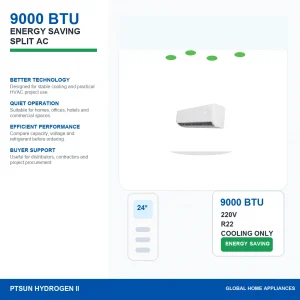 T1 R22 Cooling Only 9000Btu 220V 50Hz Air Condition Split